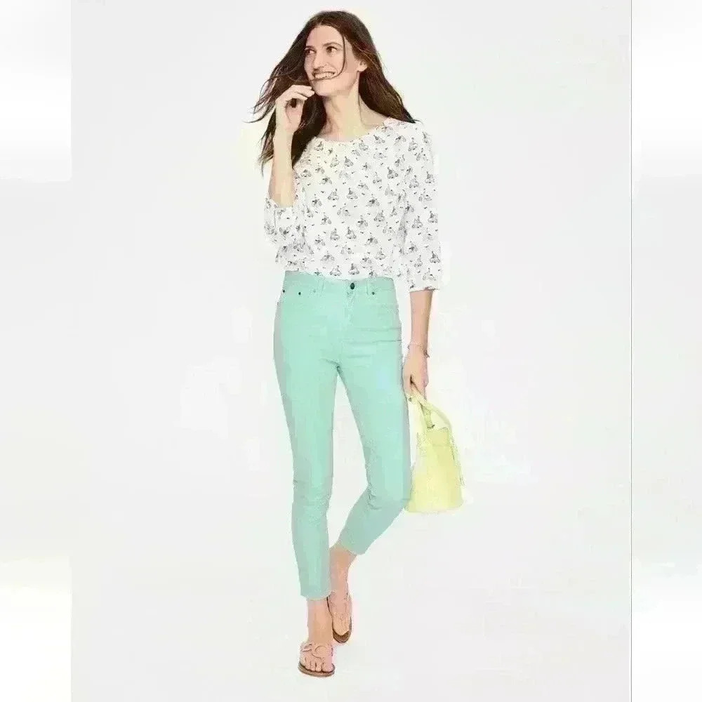 Boden Cropped Soho Skinny Jeans in Ripple (Blue) Sz 6 US /10 UK; T0115 - $75